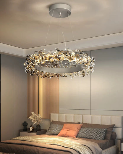 WOMO Tiered Circular Crystal Chandelier-WM2726