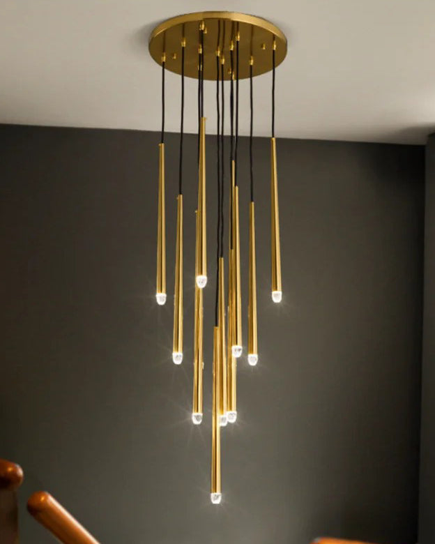 WOMO Cascading Tube Chandelier-WM2914