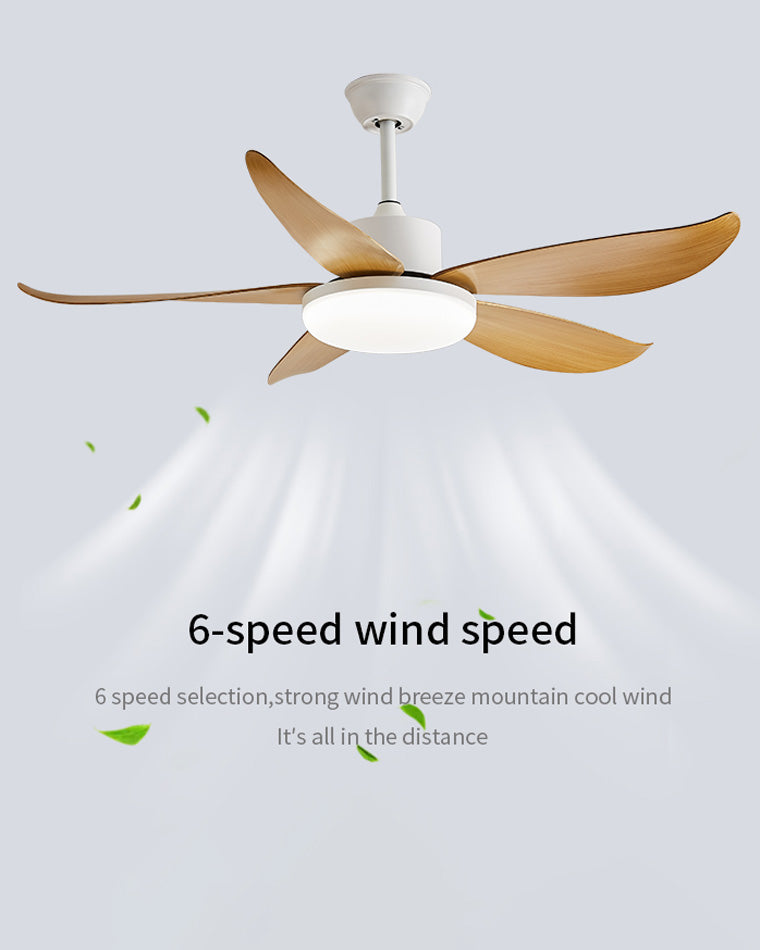 WOMO 5 blade Modern Ceiling Fan Lamp-WM5049