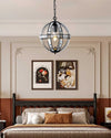 WOMO Cage Crystal Orb Chandelier-WM2595 thumbnail