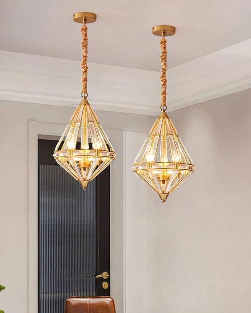 WOMO Diamond Crystal Pendant Light-WM2594