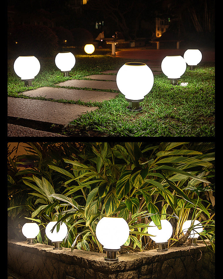 WOMO Globe Outdoor Pillar Light-WM9217