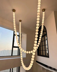 WOMO X-Pearl Necklace Chandelier-WM2799