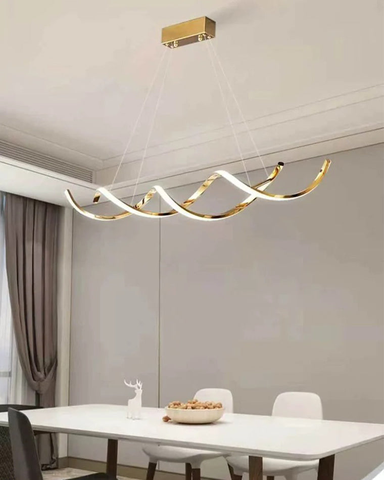 WOMO Spiral Led Horizontal Chandelier-WM2764