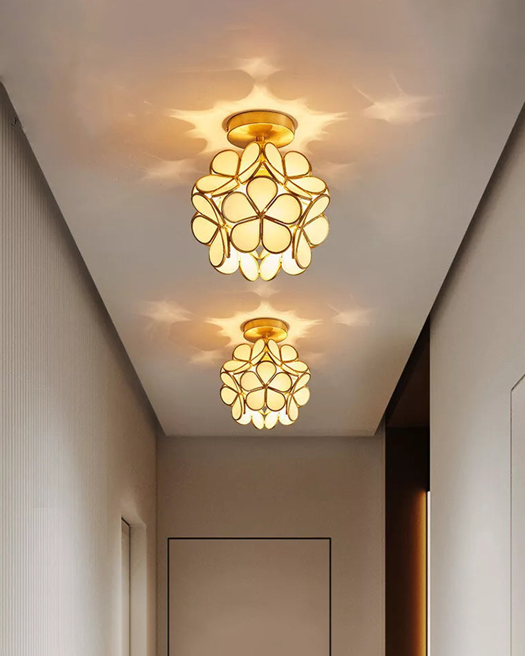 WOMO Tiffany Floral Ceiling Light-WM1128