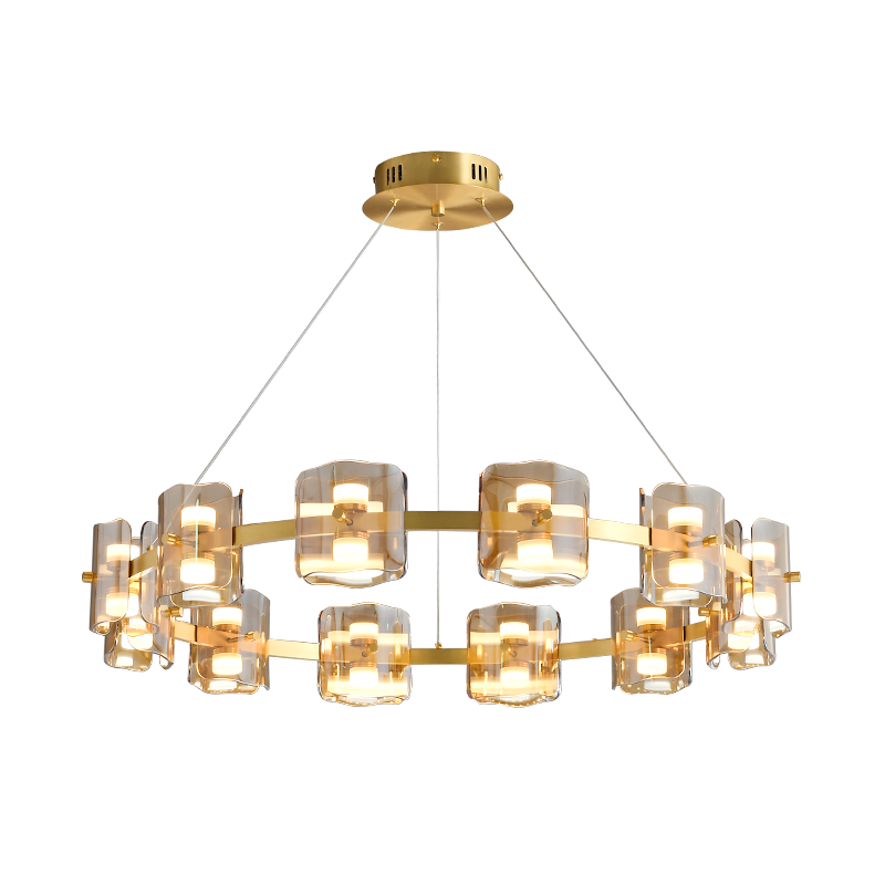 WOMO Circular Glass Chandelier-WM2218