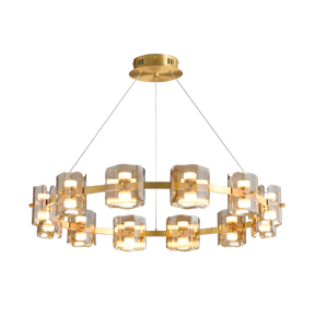 WOMO Circular Glass Chandelier-WM2218