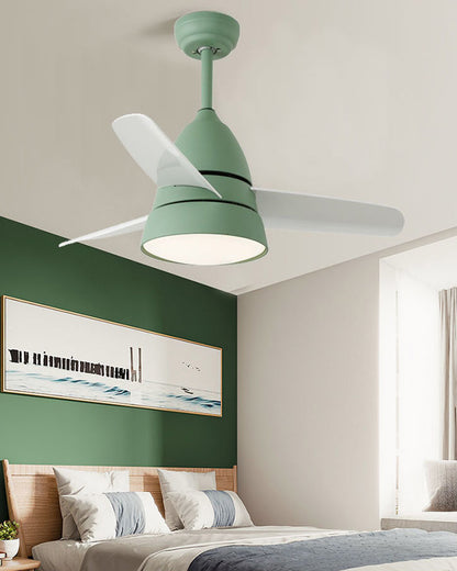 WOMO 3 Blade Tapered Ceiling Fan Lamp-WM5099