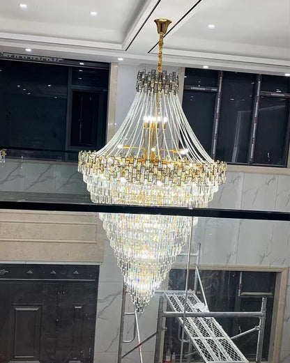 WOMO Massive Tiered Crystal Chandelier-WM2380