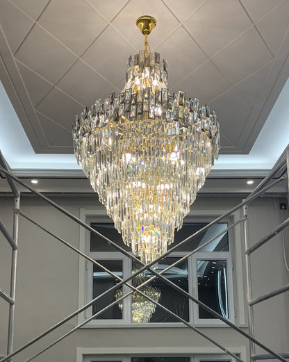 WOMO Massive Tiered Crystal Chandelier-WM2380