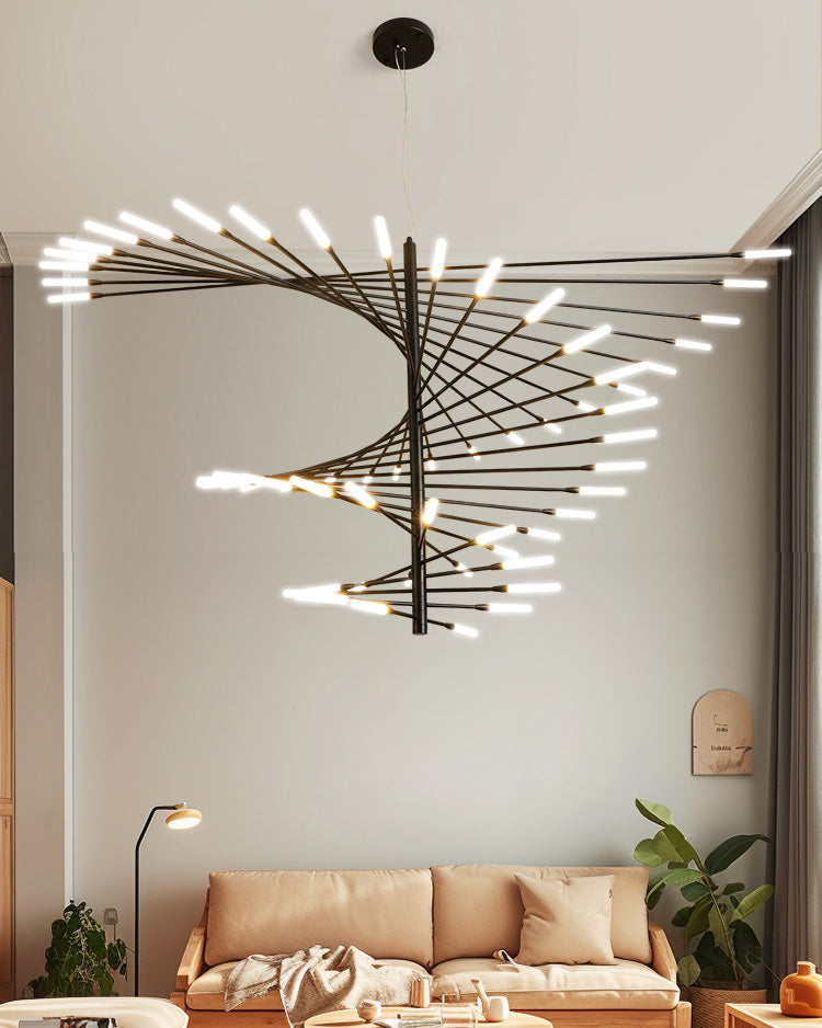 WOMO Fireworks Spiral Chandelier-WM2408