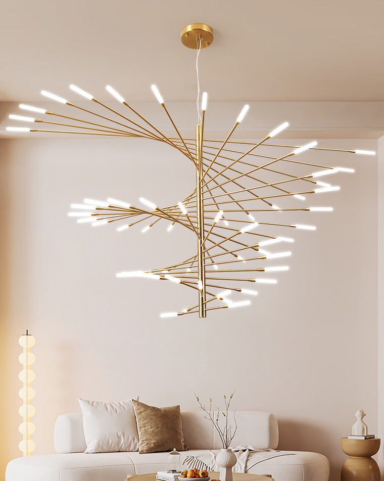 WOMO Fireworks Spiral Chandelier-WM2408