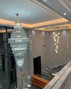WOMO Tiered Tapers Crystal Chandelier-WM2382 thumbnail
