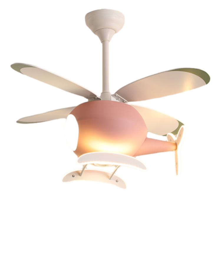 WOMO Airplane Children Ceiling Fan Lamp-WM5007