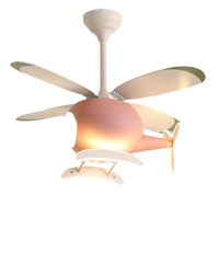 WOMO Airplane Children Ceiling Fan Lamp-WM5007