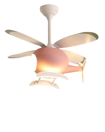 WOMO Airplane Children Ceiling Fan Lamp-WM5007