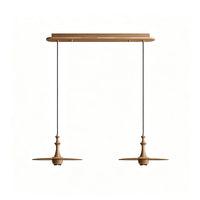 WOMO Wood Flying Saucer Chandelier-WM3259