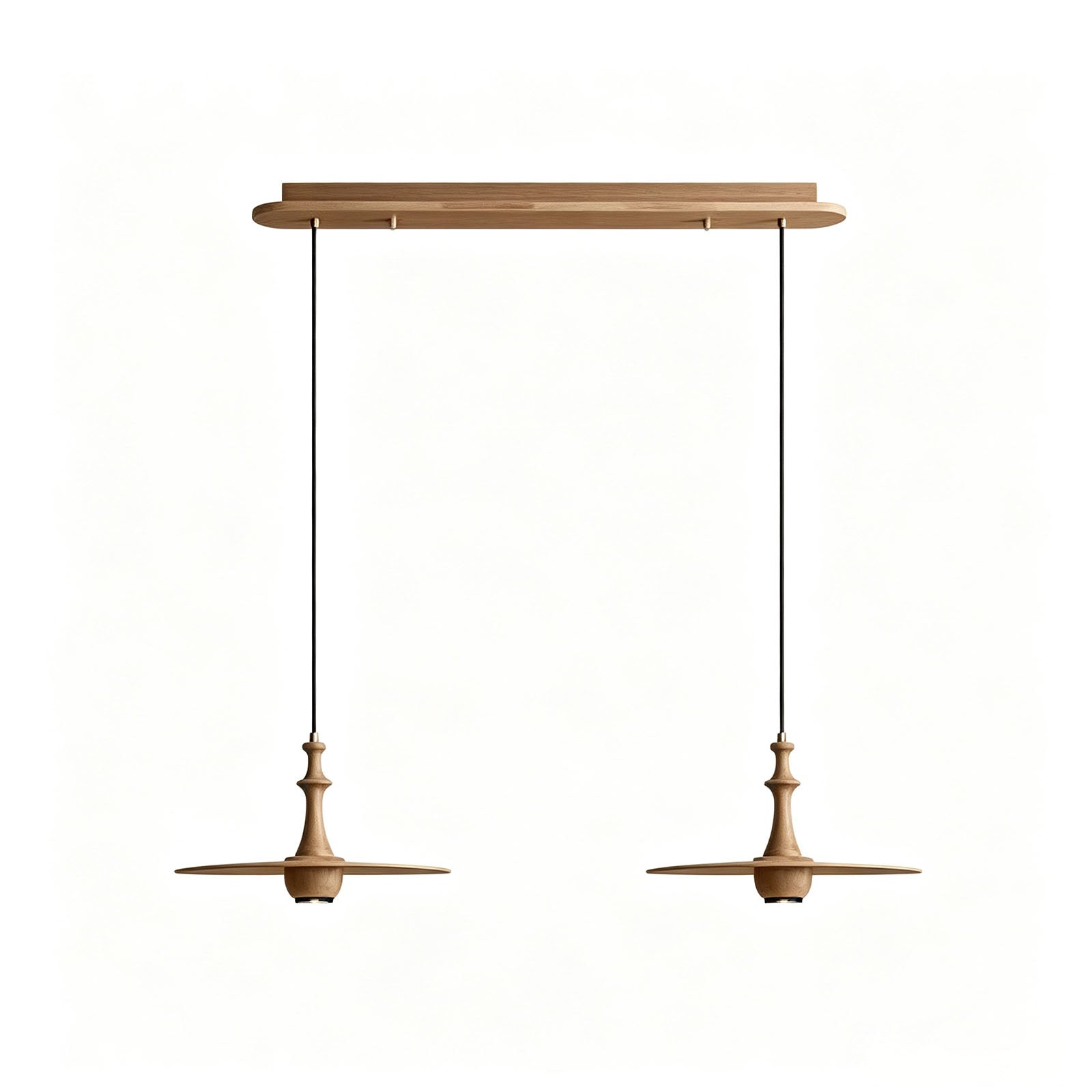 WOMO Wood Flying Saucer Chandelier-WM3259