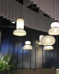 WOMO Lantern Silk Pendant Light-WM2472