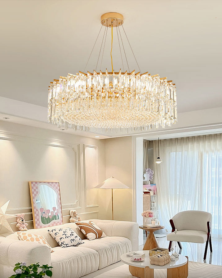 WOMO Round Crystal Chandelier-WM2626