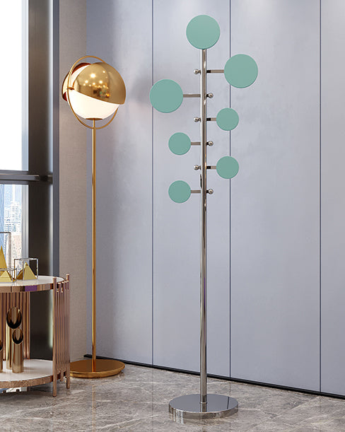 WOMO Glass Globe Floor Lamp-WM7134