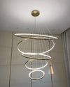 WOMO Large Tiered Ring Foyer Chandelier-WM2654 thumbnail