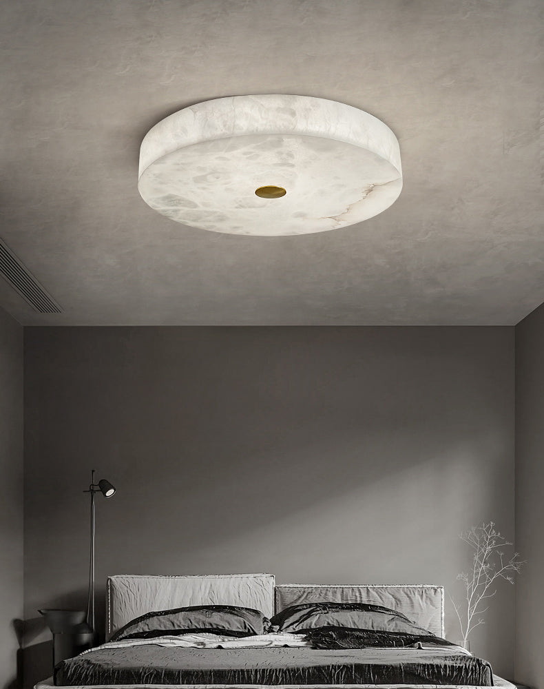 WOMO Modern Round Alabaster Ceiling Light-WM1118