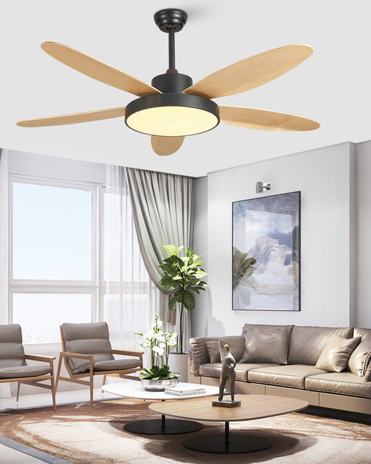 WOMO 5 Blade Modern Ceiling Fan Lamp-WM5131