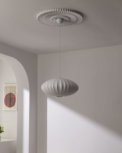 WOMO Flying Saucer Silk Pendant Light-WM2534