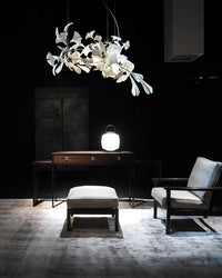 WOMO Gingko Long Chandelier-WM2430