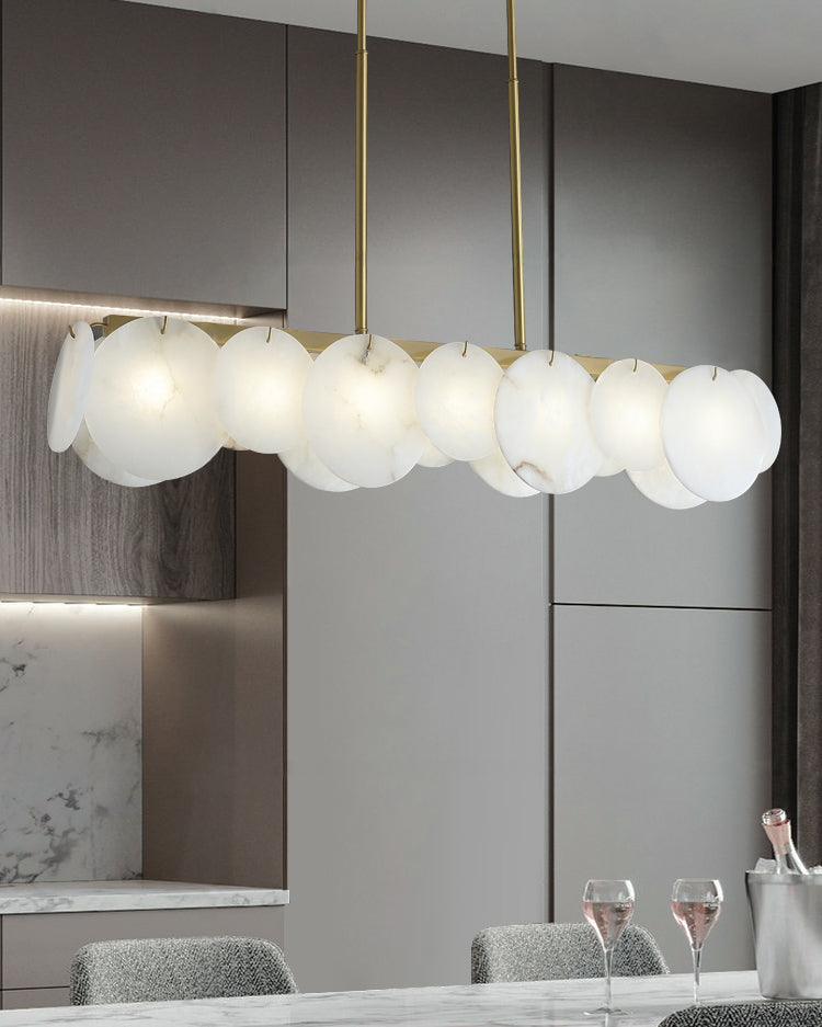 WOMO Linear Alabaster Chandelier-WM2855