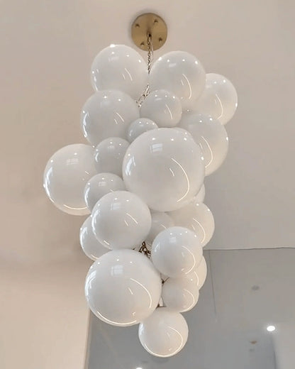 WOMO Long Glass Bubble Chandelier-WM2574