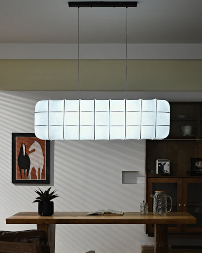 WOMO Rectangular Fabric Chandelier-WM2957