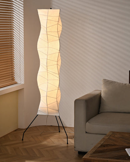 WOMO Column Silk Floor Lamp-WM7094