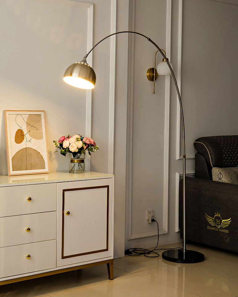 WOMO Arc Dome Tall Floor Lamp-WM7099