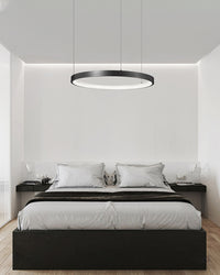 WOMO Tiered Circular Led Brass Chandelier-WM2345