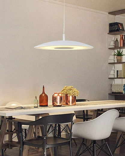 WOMO Chrome Flying Saucer Pendant Light-WM2727