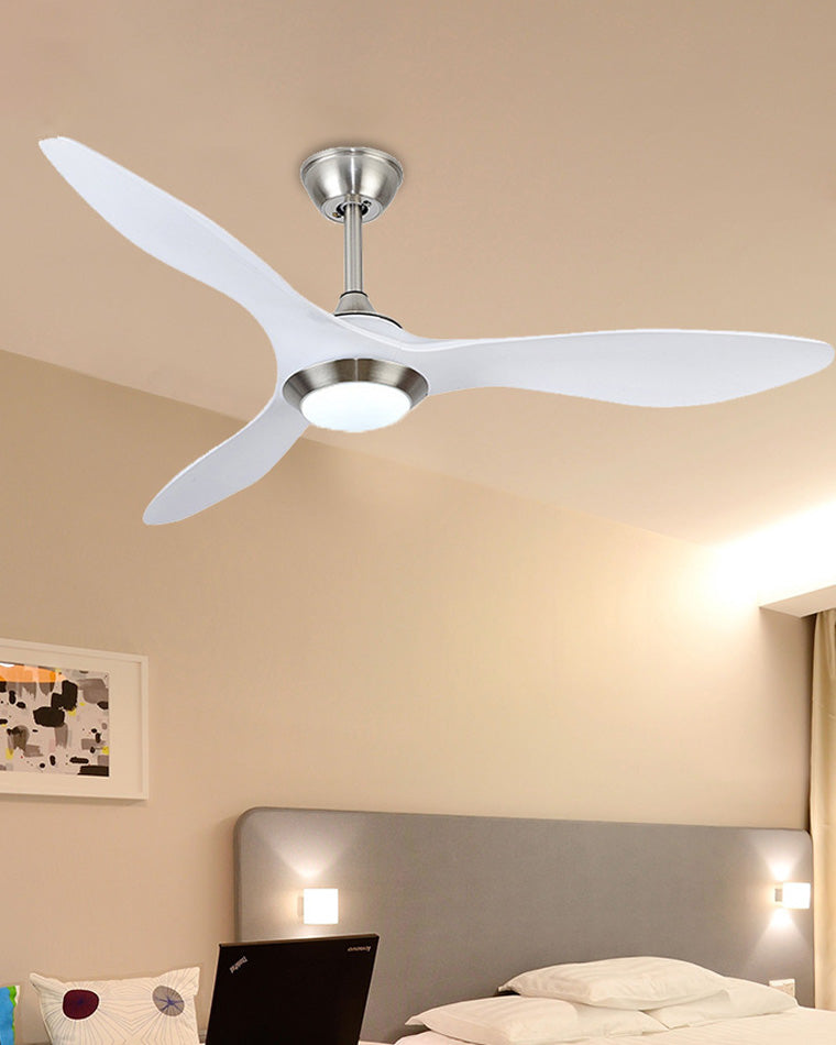 WOMO Coastal White Large Ceiling Fan Lamp-WM5055