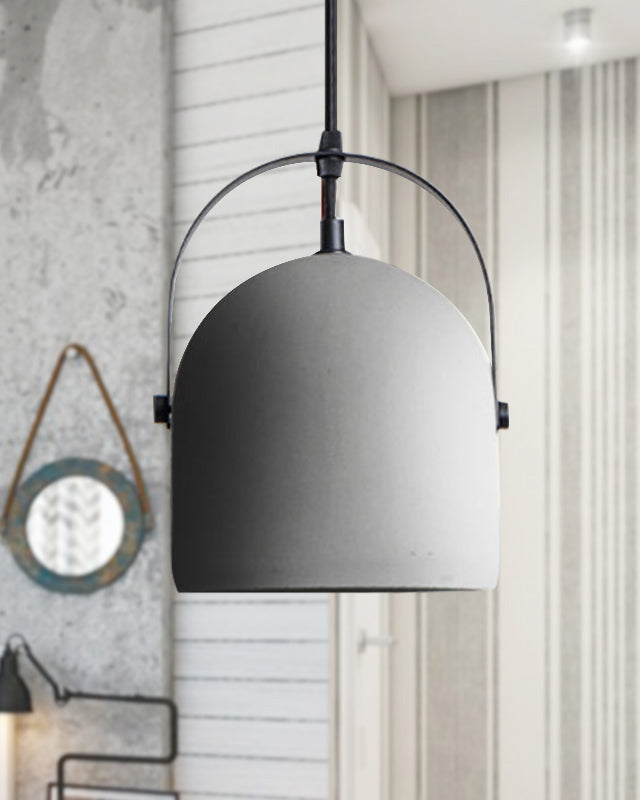 WOMO Concrete-like Bell Pendant Light-WM2565