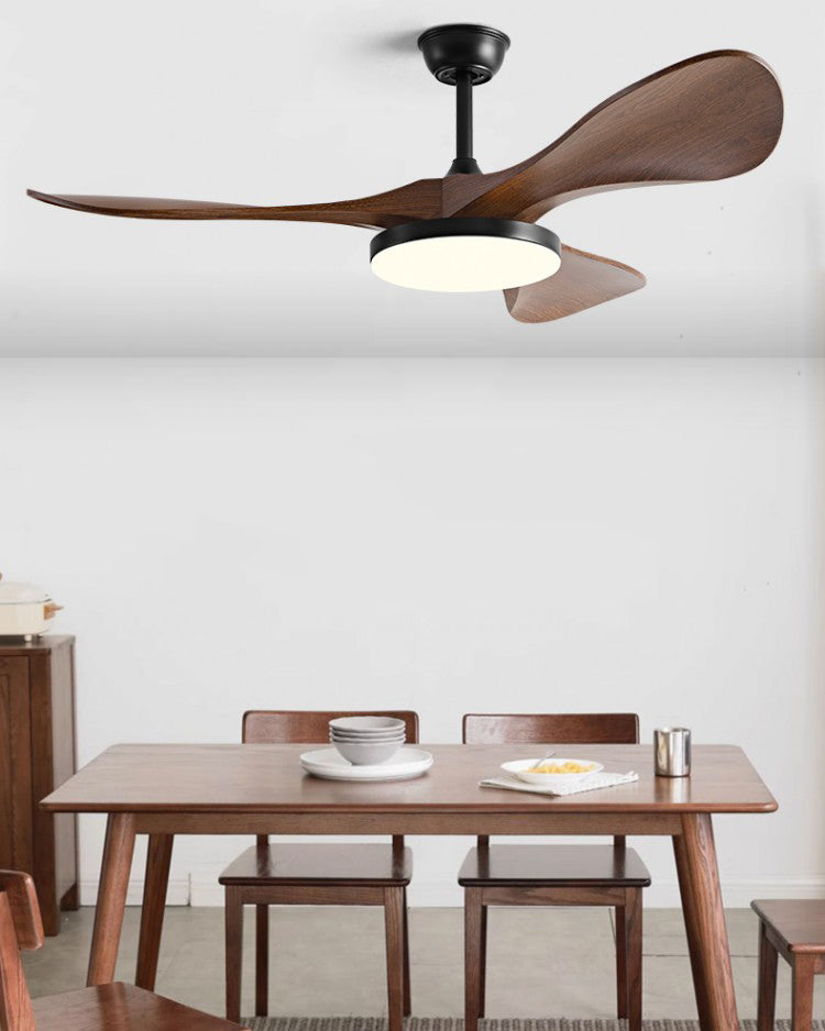 WOMO Mid Century Modern Ceiling Fan Lamp - WM5173