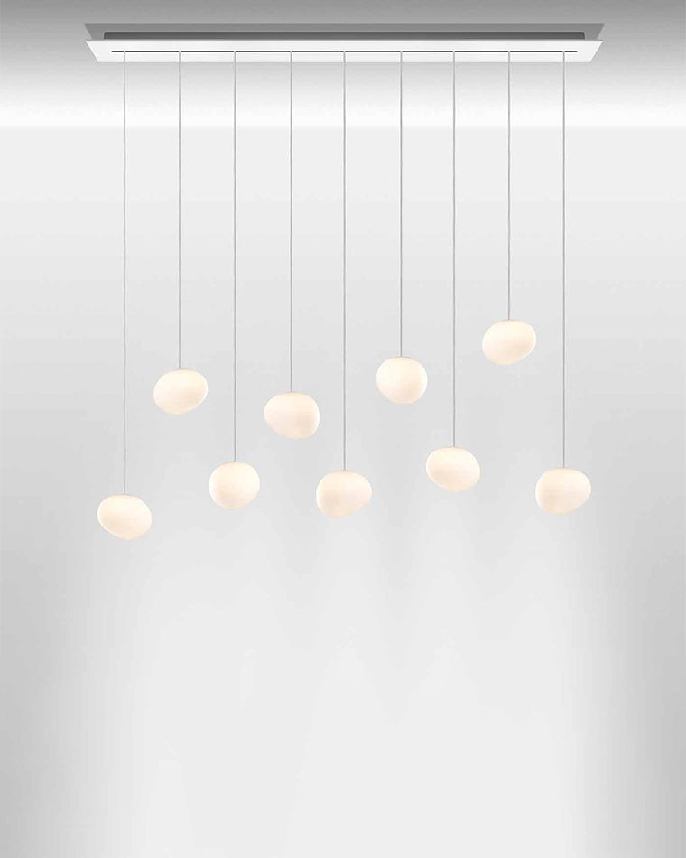 WOMO Egg Asymmetrical Globe Pendant Light-WM2497