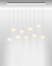 WOMO Egg Asymmetrical Globe Pendant Light-WM2497