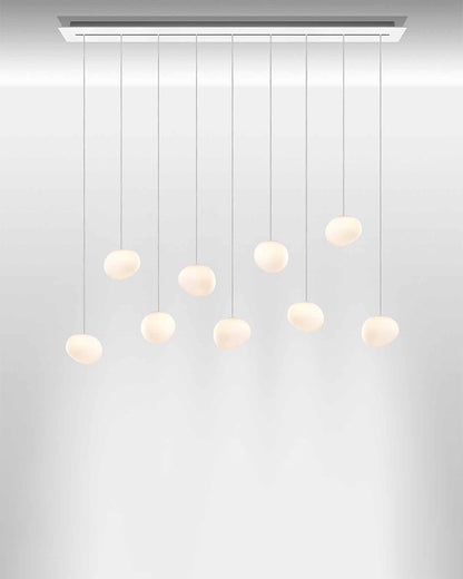 WOMO Egg Asymmetrical Globe Pendant Light-WM2497