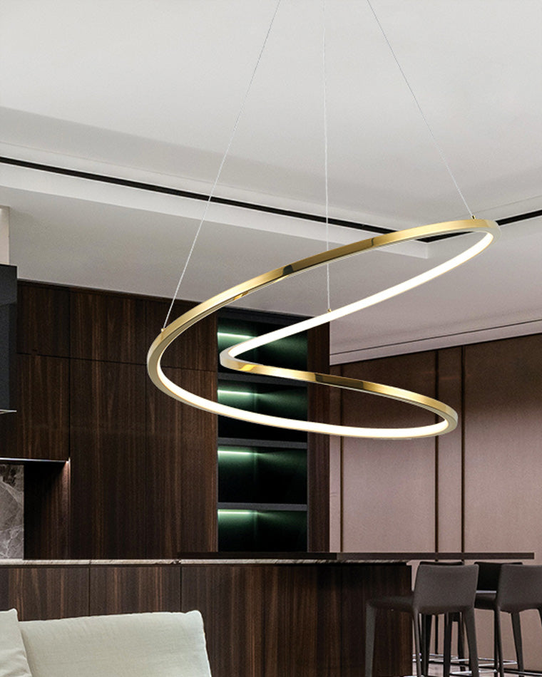 WOMO Swirl Led Chandelier-WM2461