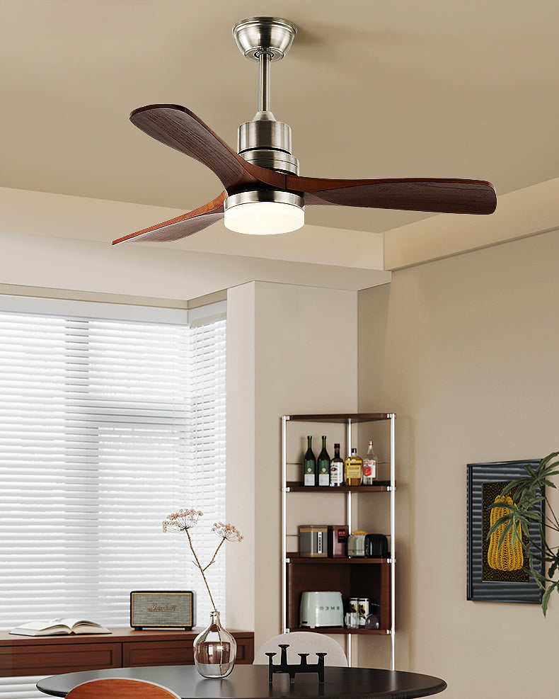 WOMO Mid Century Modern Ceiling Fan Lamp-WM5147