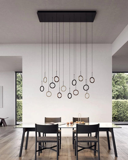 WOMO Metal Ring Pendant Light-WM2530