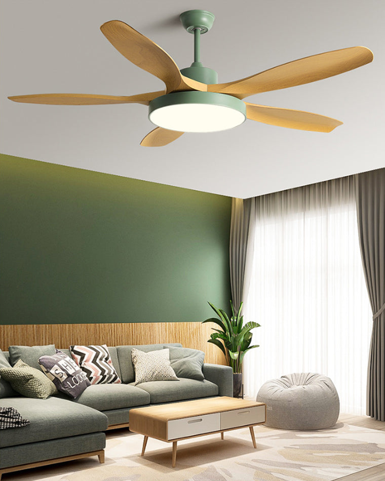 WOMO 5 Blade Modern Ceiling Fan Lamp-WM5129