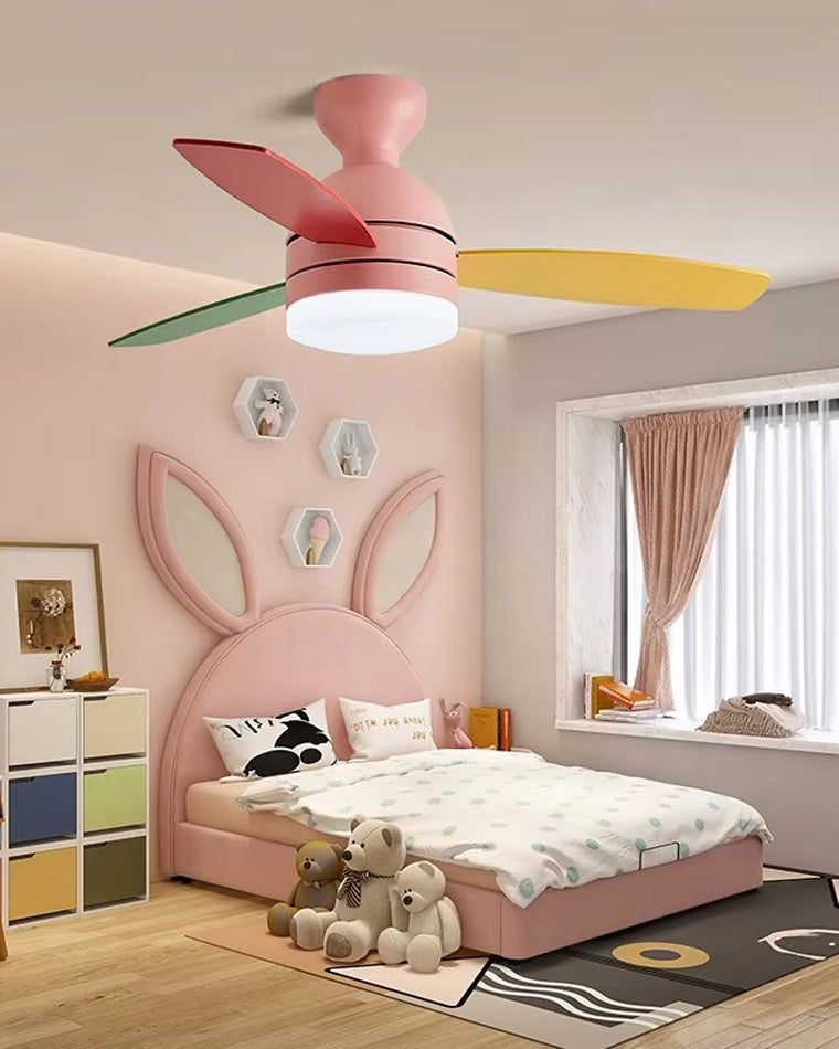 WOMO Scandinavian Ceiling Fan Lamp-WM5047