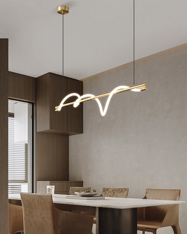 WOMO Rope Led Linear Chandelier-WM2756