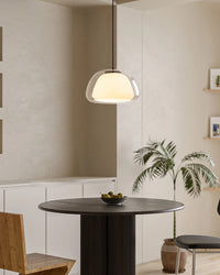 WOMO Glass Dome Pendant Light-WM2537